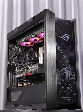 华硕ROG全家桶AMD R7 7700X/7900X RTX4080 4090显卡水冷电脑主机