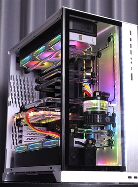 联力华硕ROG玩家国度水冷电脑主机i9 13900K/RTX4070TI/4080/4090