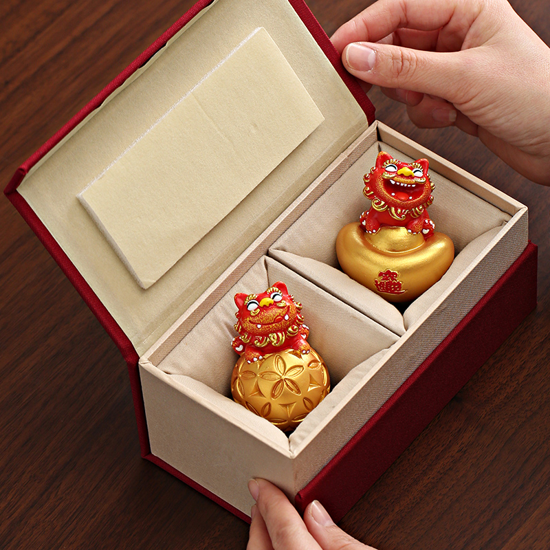 国潮文创风狮爷礼品商务活动年会伴手礼送客户老外创意生日礼物