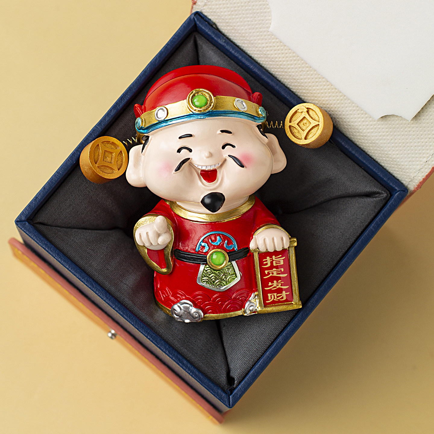 送男生男朋友父亲长辈客户老外生日礼物创意财神爷招财摆件小礼品
