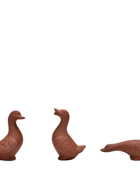 迷你小白鸭子动物摆件花园庭院盆栽假山水景造景微景观装饰工艺品