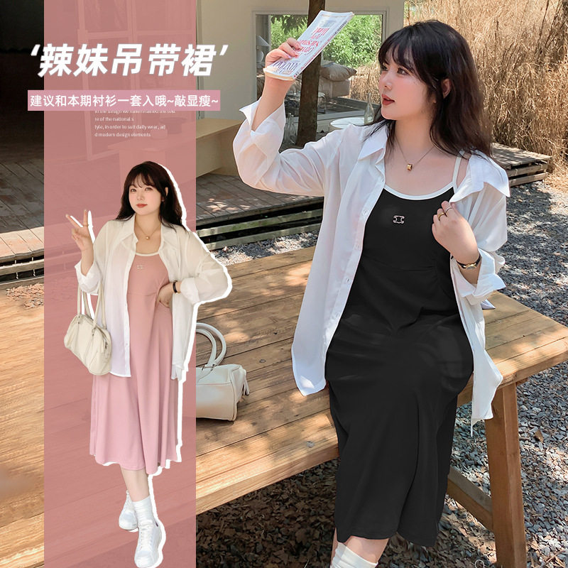 五季家尤尤胖滴一胖人坊女装旗舰店挑肥拣瘦风信子胖mm大码连衣裙