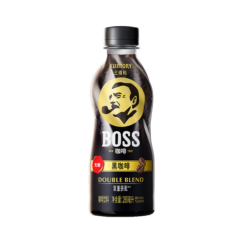 【天猫link派】三得利BOSS咖啡中度烘焙无糖即饮黑咖啡饮料280ml图片