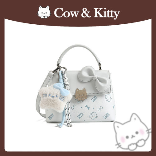 正品CowKitty时尚女包2026新款甜美百搭通勤女包时尚单肩斜挎女包