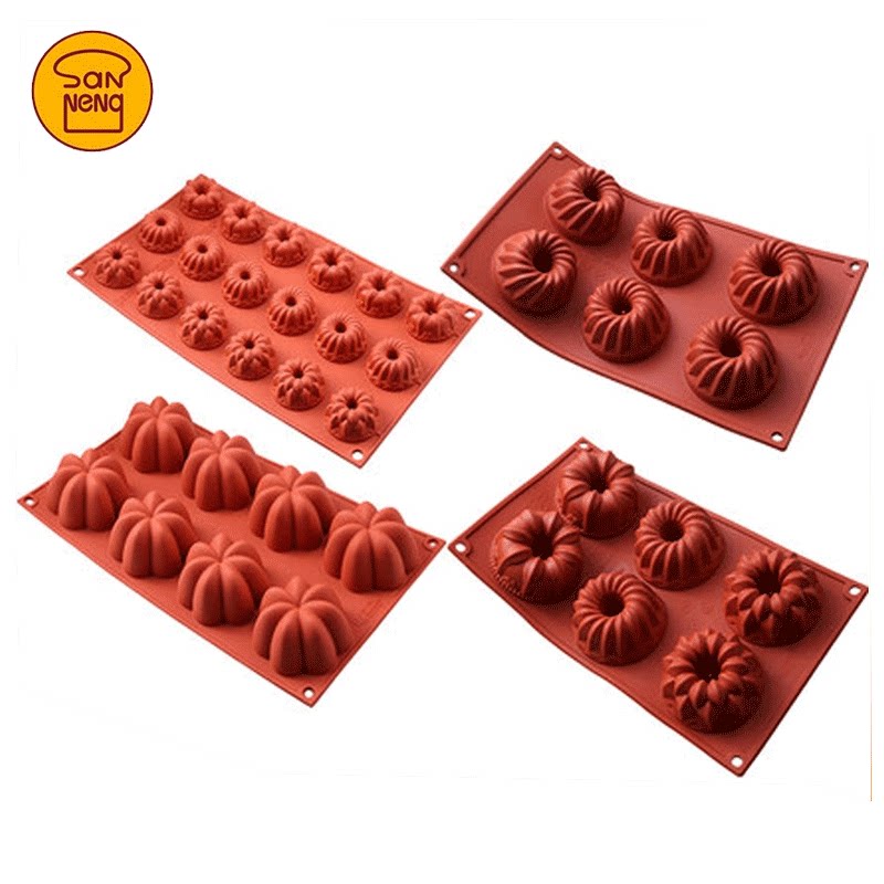 意大利Silikomart硅胶模具布丁矽胶模慕斯蛋糕SF028/022多连蛋糕