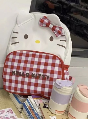 日系hellokitty书包少女心超萌双肩包校园可爱卡通背包初高中学生