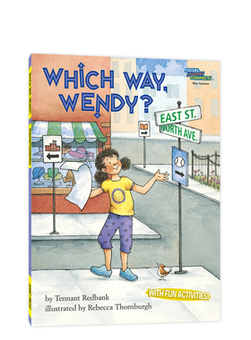 成长全知道：温蒂，我们往哪儿走 Social Studies Connects : Which Way, Wendy?英语读物原版 适应能力经济意 社会竞争力大奖童书