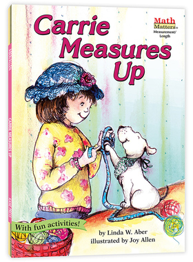 数学帮帮忙：卡丽来测量 Math Matters: Carrie Measures Up美国原版 小学数学启蒙 数学基础 数学故事 科普 好品德好习惯正版