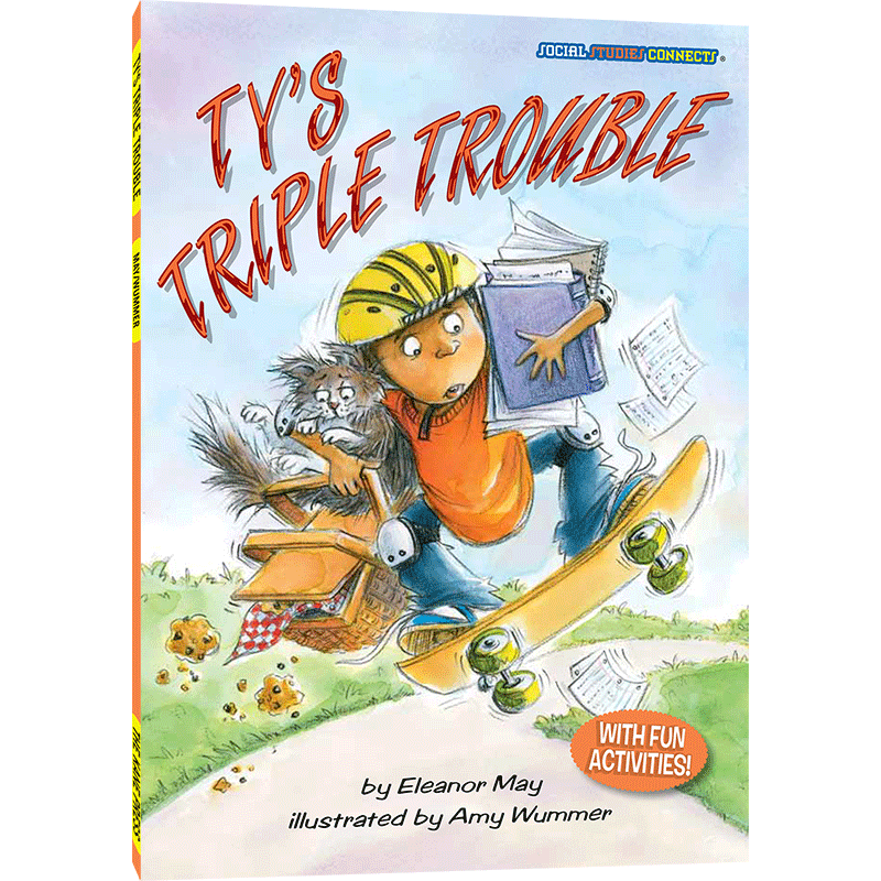 成长全知道：泰尔的三重麻烦 Social Studies Connects : Ty‘s Triple Trouble英语读物原版 适应能力 经济意识 社会竞争力