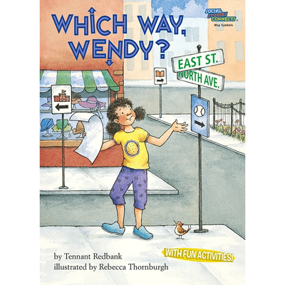 成长全知道：温蒂，我们往哪儿走 Social Studies Connects : Which Way, Wendy?英语读物原版 适应能力经济意 社会竞争力大奖童书