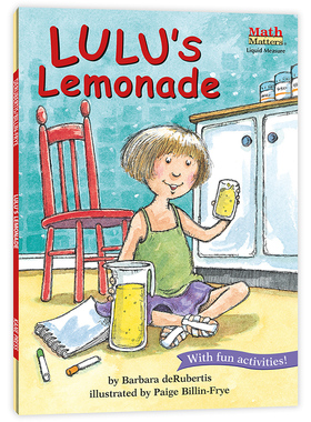 数学帮帮忙：露露的柠檬汁 Math Matters: Lulu‘s Lemonade 美国原版 小学数学启蒙 数学基础数学故事 科普 好品德好习惯正版