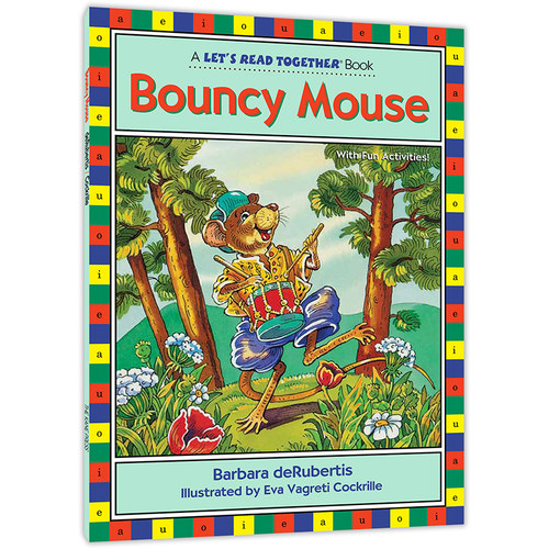 自然拼读一起学：老鼠跳跳（元音组合oi、ou）Let‘s Read Together: Bouncy Mouse提高口语能力 阅读理解能力 增加词汇量正版