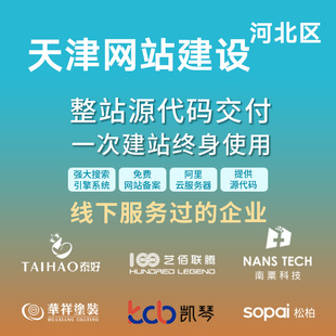 天津河北区网站建设开发定制 公司企业搭建设计官网 外贸站架设