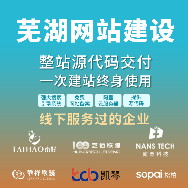 芜湖网站建设开发定制 公司企业网站搭建设计官网 外贸站架设制