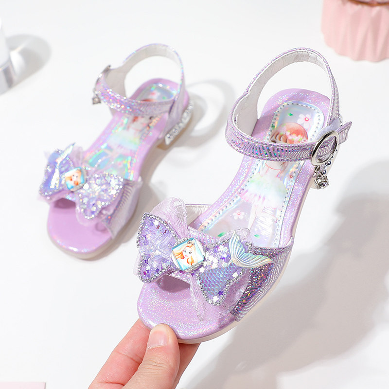 儿童凉鞋女童时尚公主风夏新款小女孩子美人鱼水钻软底宝宝鞋百搭,童鞋/婴儿鞋/亲子鞋,凉鞋,淘宝优惠券,粉丝福利购,淘宝优惠卷