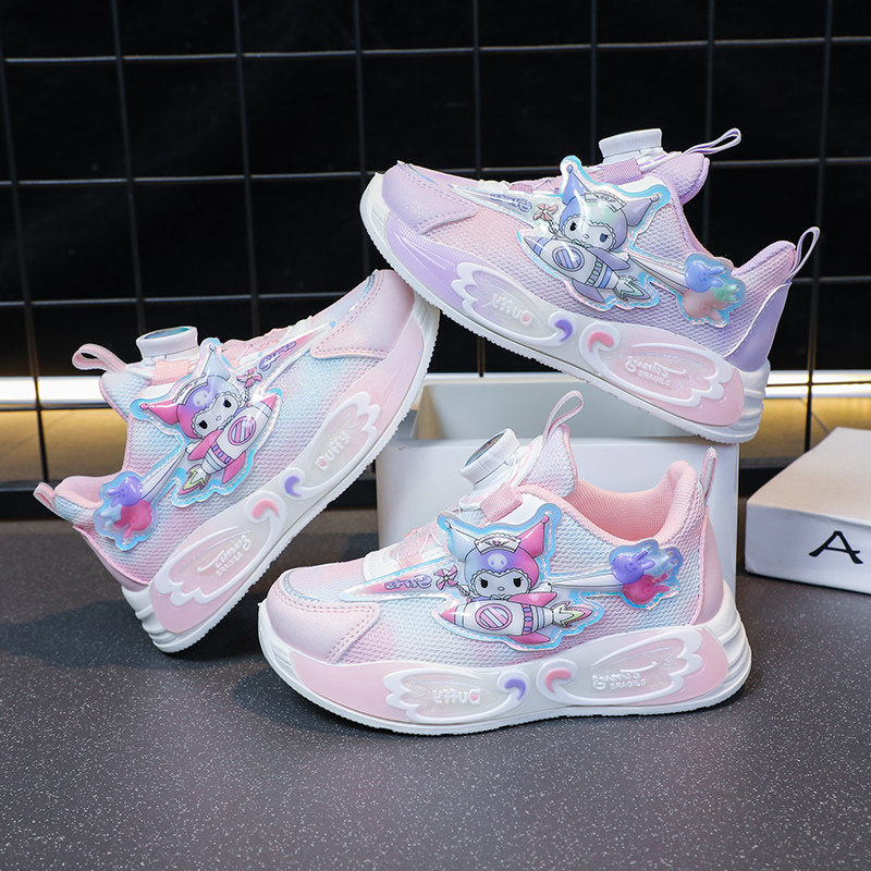 儿童运动鞋新款宝宝库洛米休闲小女孩旋转2025网面公主软底跑步鞋,童鞋/婴儿鞋/亲子鞋,运动鞋,淘宝优惠券,粉丝福利购,淘宝优惠卷