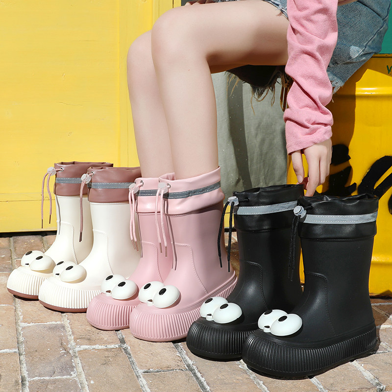 2026新款雨鞋女可爱外穿成人冬季雨靴防滑厚底胶鞋好看的水鞋大童