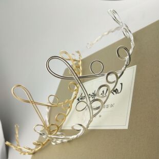 diy饰品配件 发冠底座 皇冠新娘头饰 手工制作古典古风发簪材料