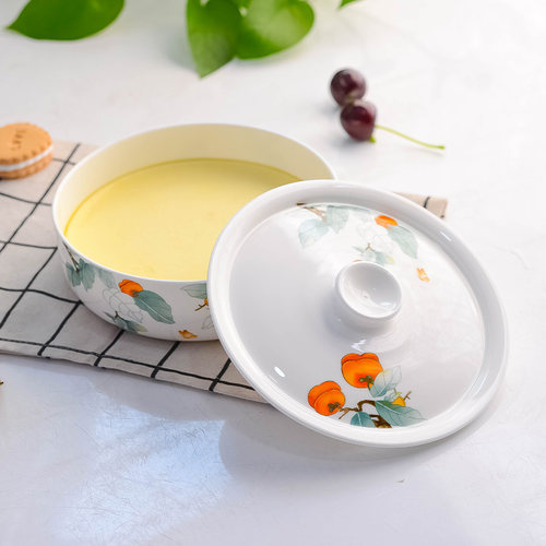 骨瓷带盖子泡面碗蒸蛋碗保鲜碗