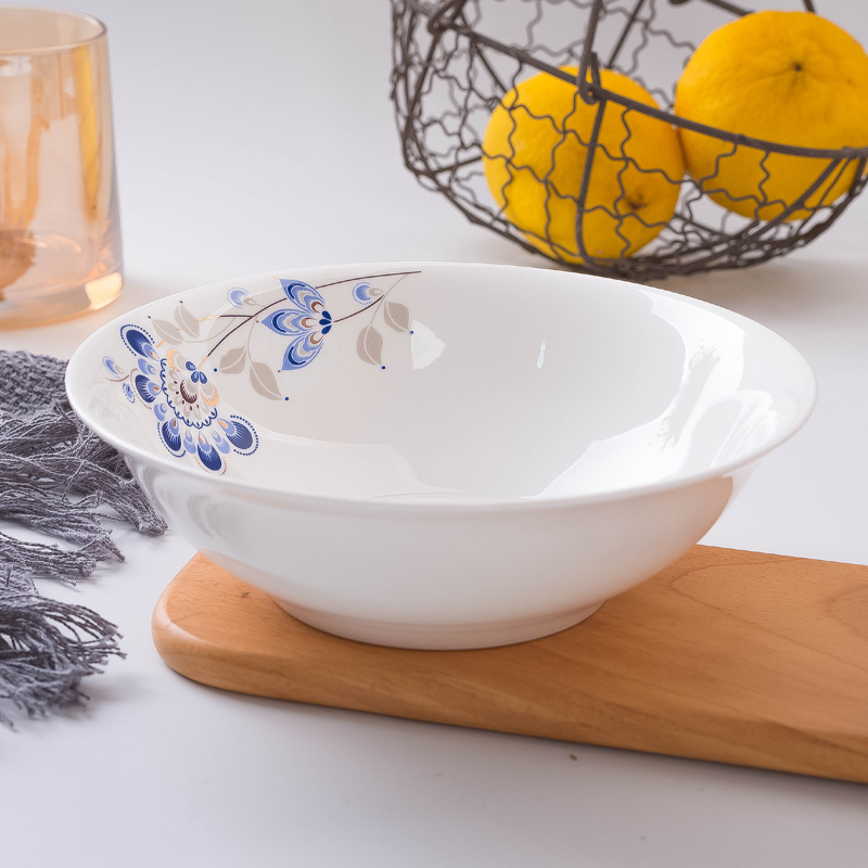 陶瓷餐具家用老式大小号汤碗唐山