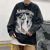 XZ213-JK06-P65控78做旧发泡工艺320克重磅纯棉卫衣主推差价足！，男装卫衣，星座213