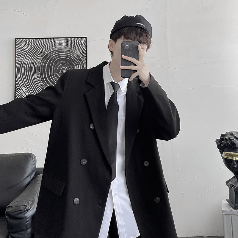 XZ213-19XZ06-七色大码西装男港风排扣西服M-5XL,男装西服套装,星座213