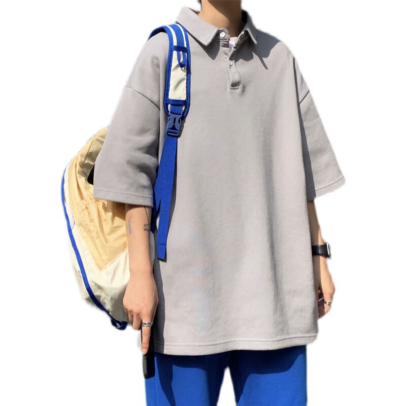 XZ213-19D61-P45控58港风大码高品质加厚POLO衫多色夏季主推,男装Polo衫,星座213