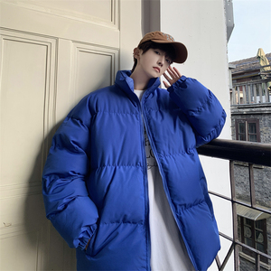 XZ213-MY20-P70控88港风大码纯色加厚棉服 现货五万件 持续出货！图片