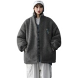 XZ213-MY09-P128控148-加厚羊羔毛刺绣棉服点击率高，男装棉衣，星座213