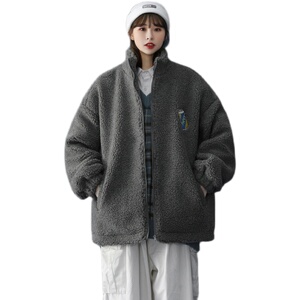 XZ213-MY09-P128控148-加厚羊羔毛刺绣棉服   点击率高图片