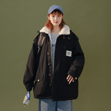 XZ213-MY10-P128控168假两件羊羔毛棉服主推差价足，数据好！，男装棉衣，星座213