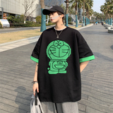 XZ213-21D03-P25控38大码创意印花宽松T恤潮流男短袖，男装T恤，星座213