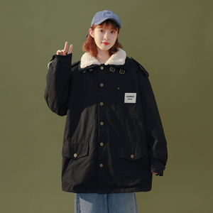 XZ213-MY10-P128控168假两件羊羔毛棉服 主推差价足，数据好！图片