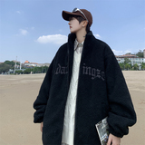 XZ213-MY39-P138控158港风大码刺绣夹棉加厚刺绣十字架立领棉服，男装棉衣，星座213