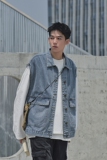 马甲男宽松2021Q秋韩版新款无袖牛仔外套XZ213-19JK09-P60控88，男装背心/马甲，星座213