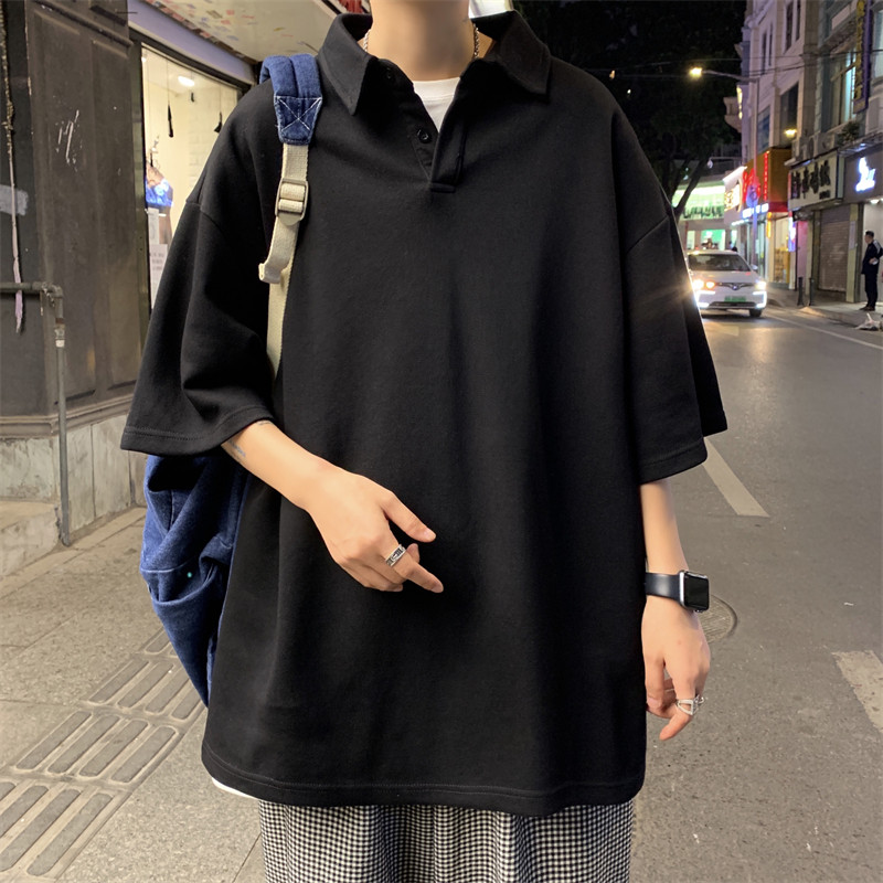 XZ213-19D61-P45控58港风大码高品质加厚POLO衫多色夏季主推,男装Polo衫,星座213