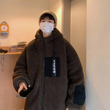 MY18-P148控168加厚羊羔毛连帽棉衣高品质棉服，男装棉衣，星座213
