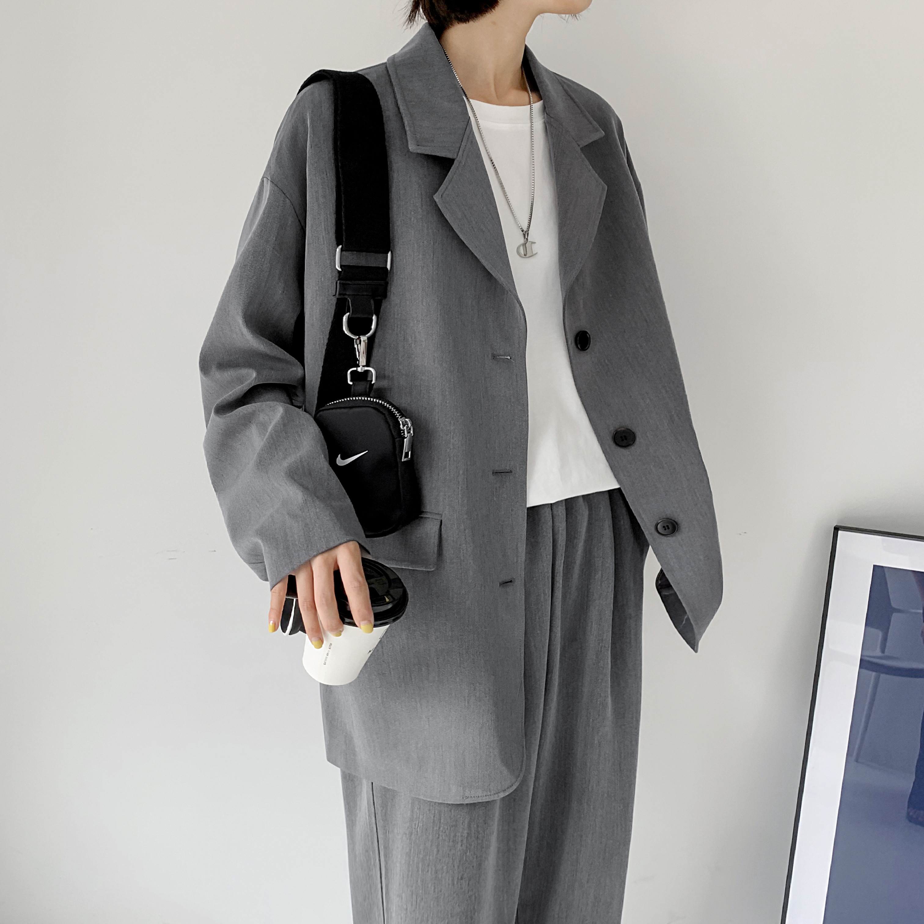 19XZ03-P128控148-2025秋装新款西服套装加肥加大男炸街,男装西服套装,星座213