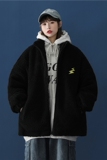 XZ213-MY09-P128控148-加厚羊羔毛刺绣棉服点击率高，男装棉衣，星座213