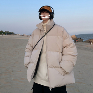 XZ213-MY20-P70控88港风大码纯色加厚棉服 现货五万件 持续出货！图片