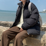XZ213-MY20-P70控88港风大码纯色加厚棉服现货五万件持续出货！，男装棉衣，星座213