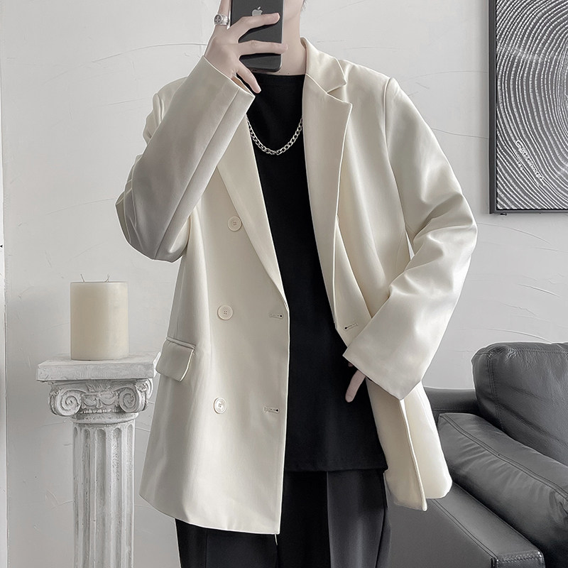 XZ213-19XZ06-七色大码西装男港风排扣西服M-5XL,男装西服套装,星座213