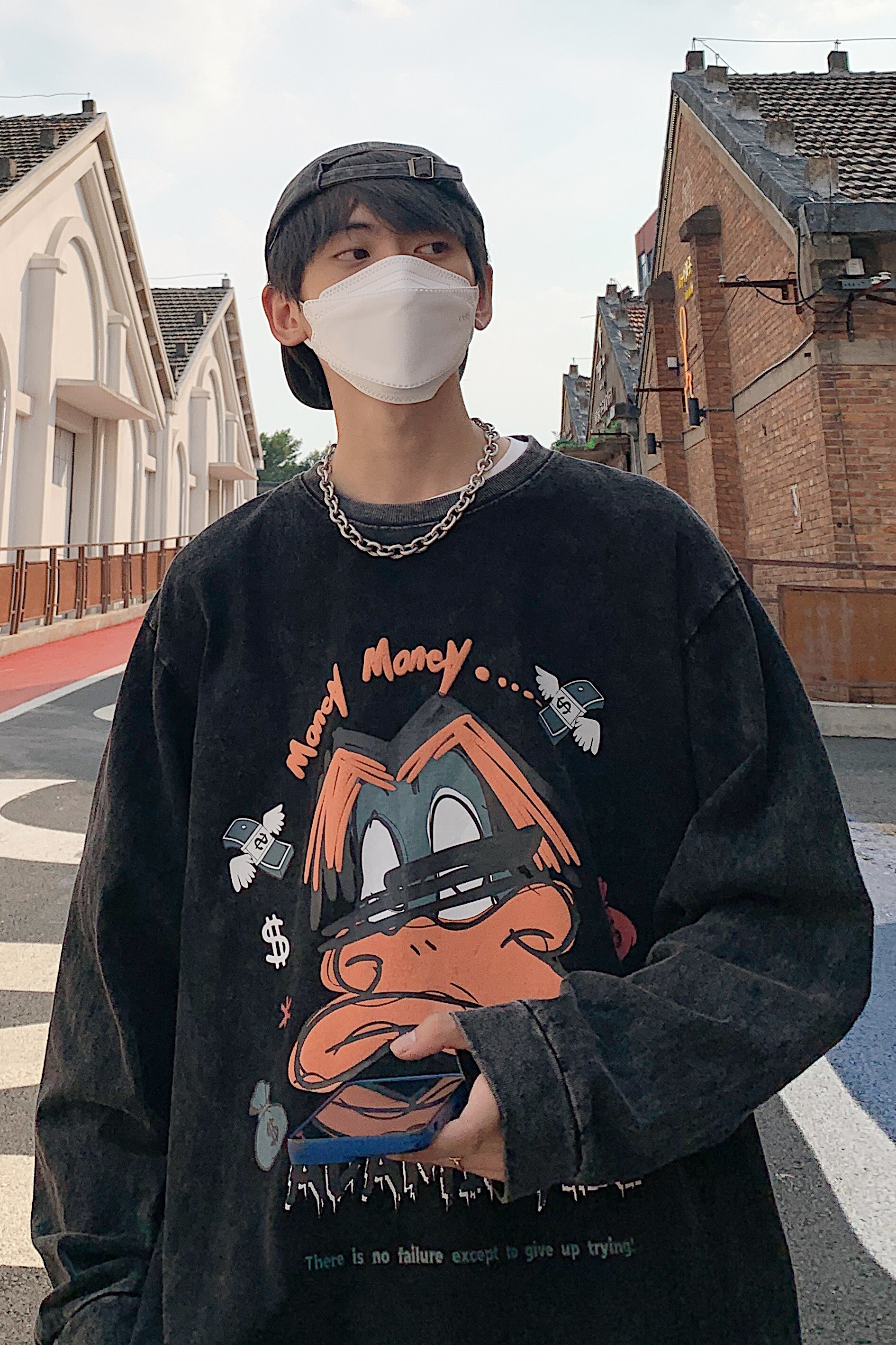 XZ213-JK06-P65控78做旧发泡工艺320克重磅纯棉卫衣主推差价足！,男装卫衣,星座213