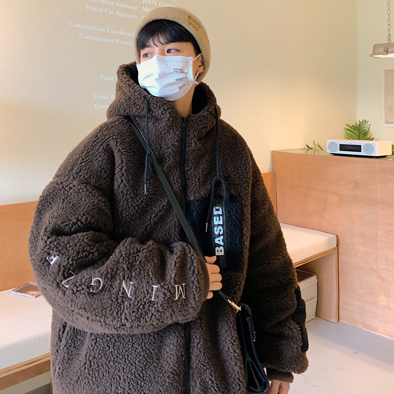 MY18-P148控168加厚羊羔毛连帽棉衣高品质棉服,男装棉衣,星座213