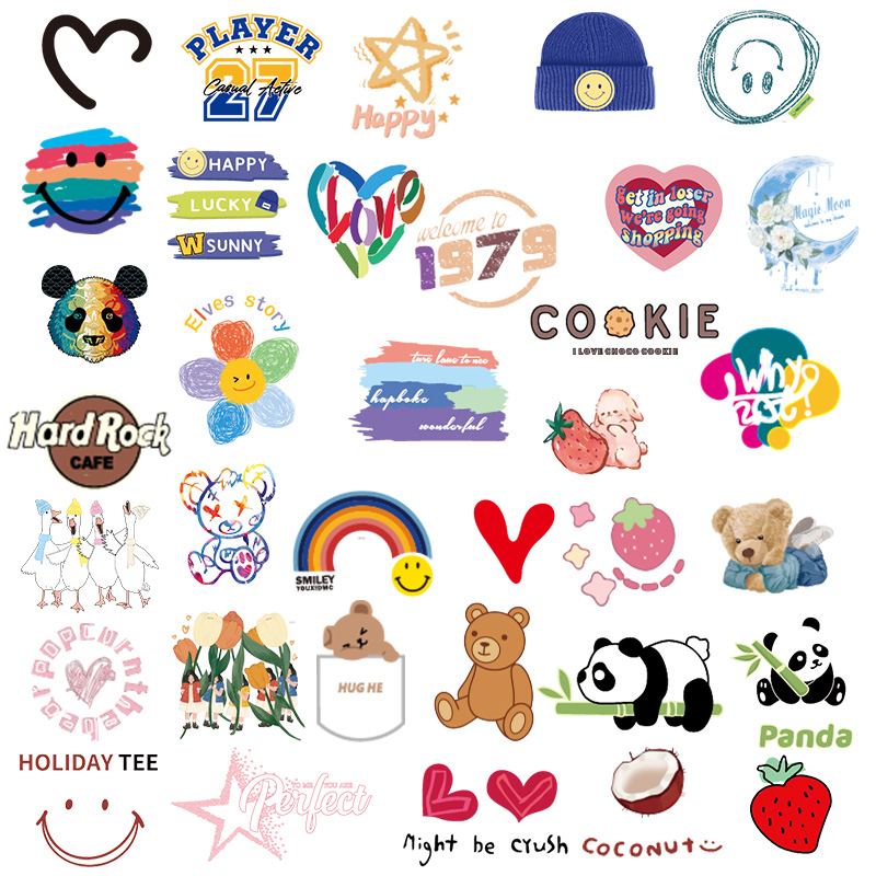 松香布贴热转印烫画贴