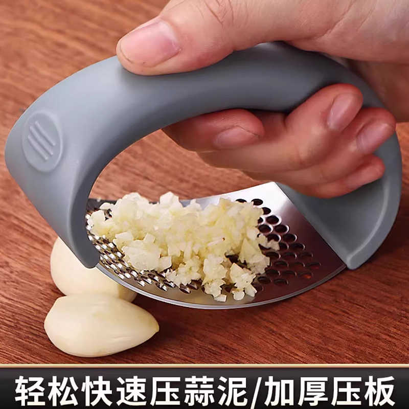 新款压蒜神器手动环形压蒜器大蒜蓉蒜泥神器捣蒜家用厨房拍蒜工具