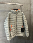 850蓬鹅绒 连帽排骨羽绒服内胆外穿纯色刺绣羽绒夹克外男女可收纳