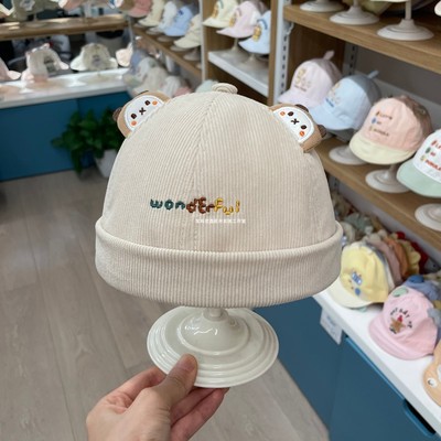 秋冬保暖宝宝帽子婴儿瓜皮地主帽