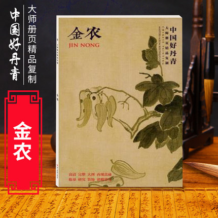 中国好丹青大师册页精品复制金农名家画作临摹鉴赏收藏画集画册书画爱好者入门中国画水墨画工笔写意白描青绿山水人物花鸟仕女