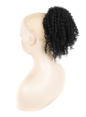 抽绳款小卷马尾 非洲假发马尾 女螺旋卷蓬松卷拉绳假发Curled wig